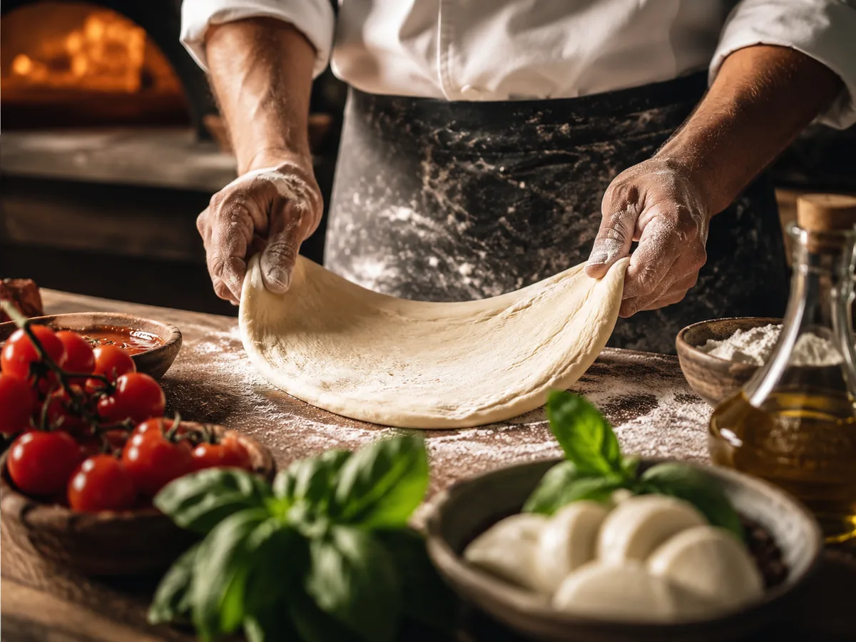 Préparation artisanale de la pâte