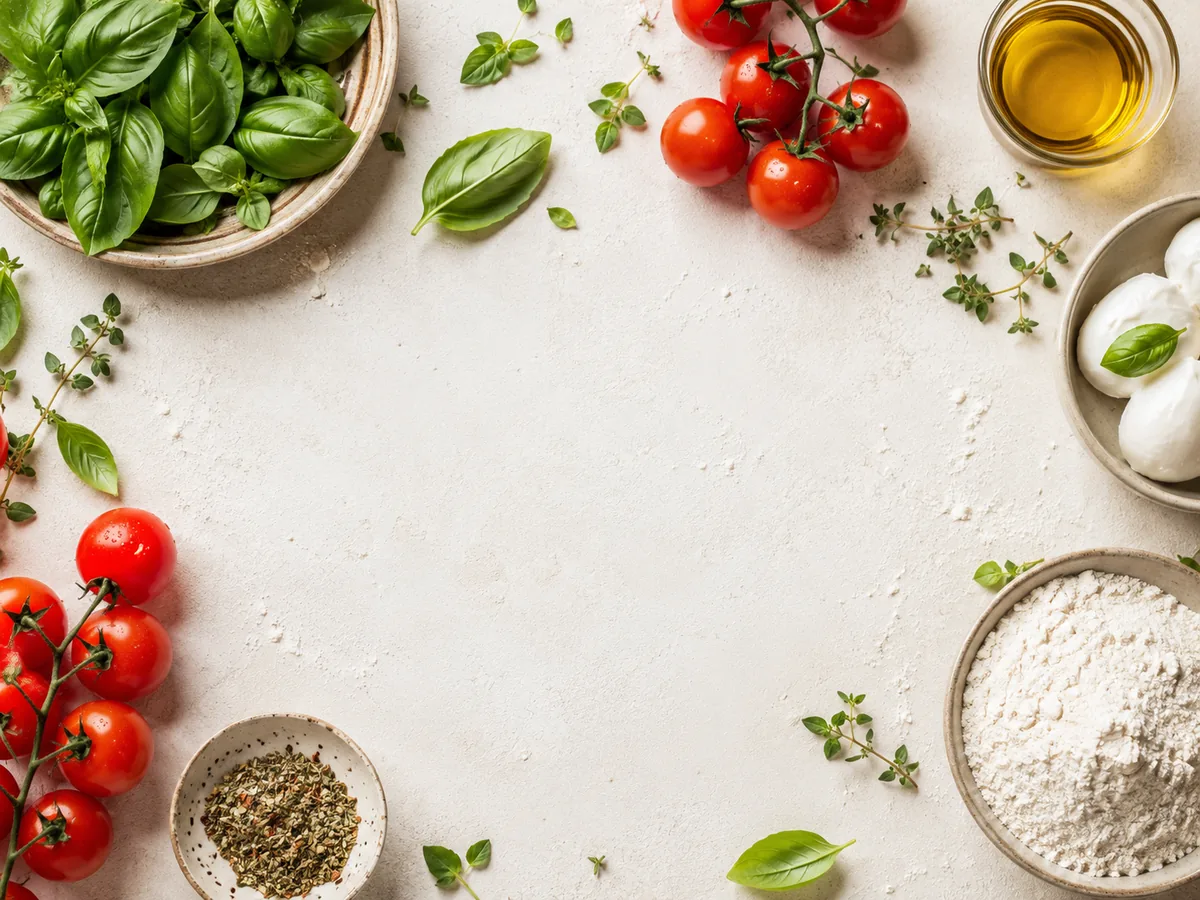 Ingrédients frais italiens